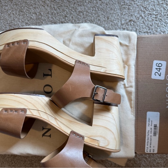 NISOLO All Day Open Toe Clog Sandals – Women’s Size 11 – Almond – NEW IN BOX - Picture 3 of 6